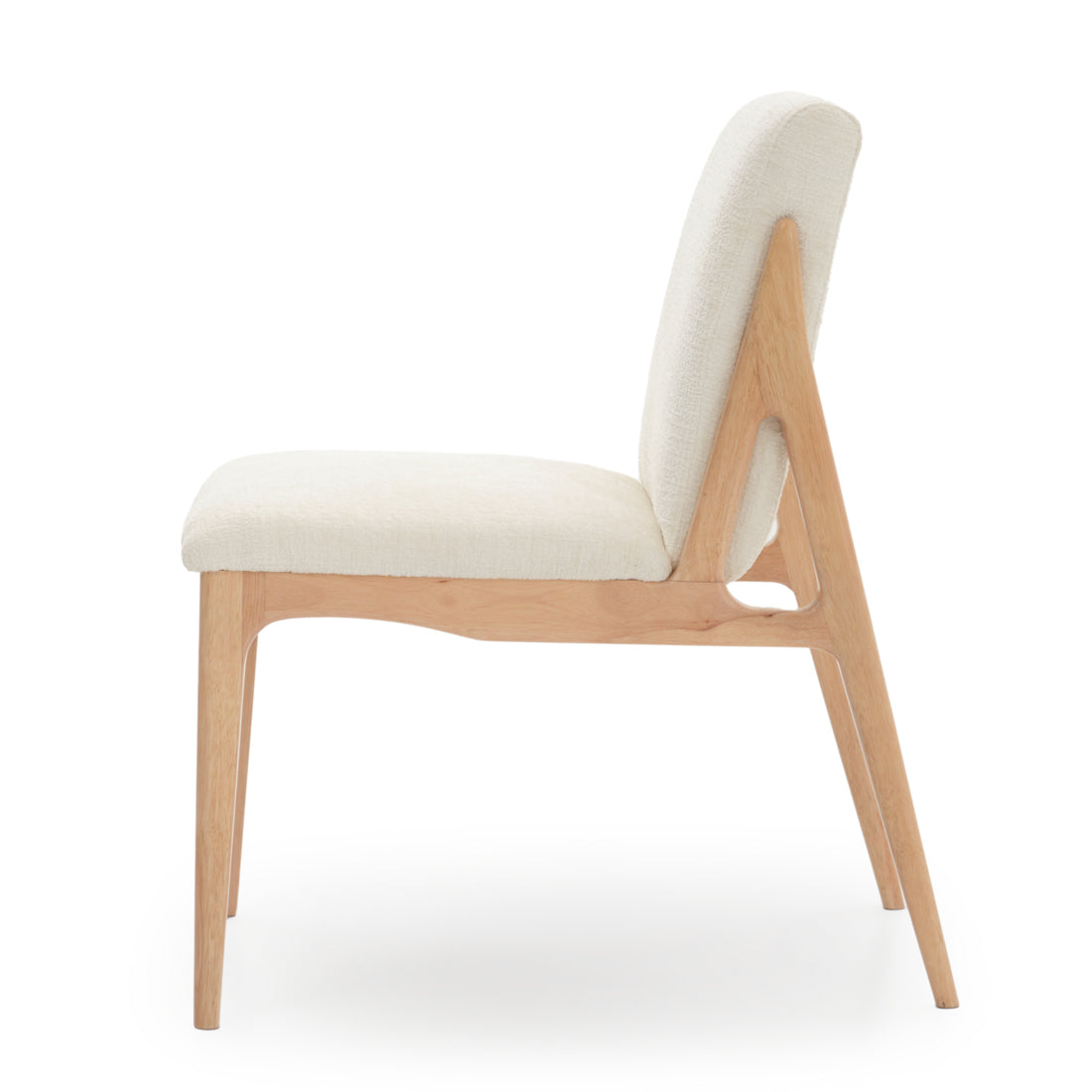 Edrina Fabric Chair White