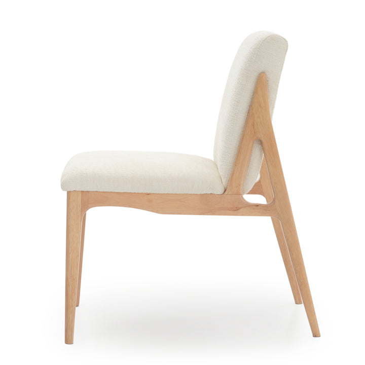 Edrina Fabric Chair White