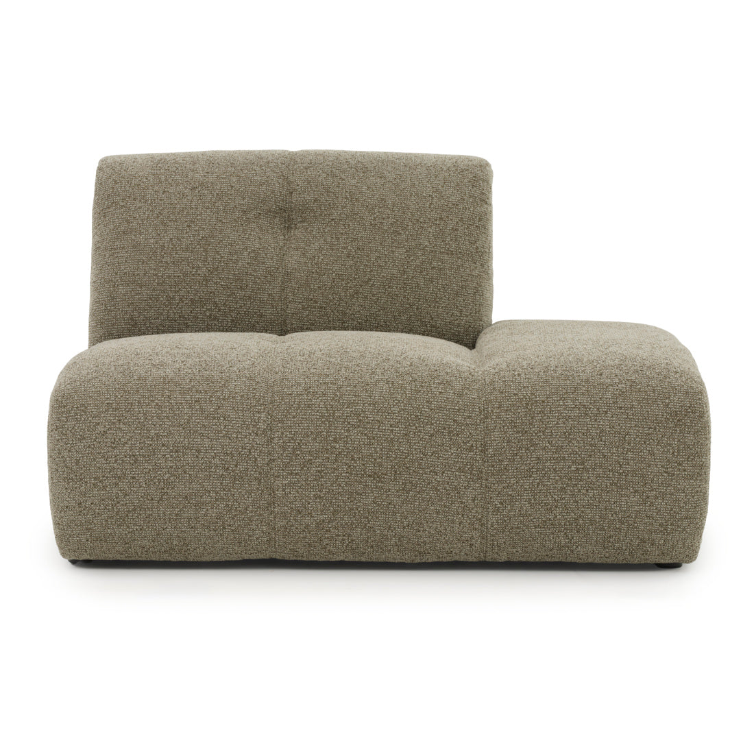 Nalinda Armless Chair W/Right Bumper Light Green