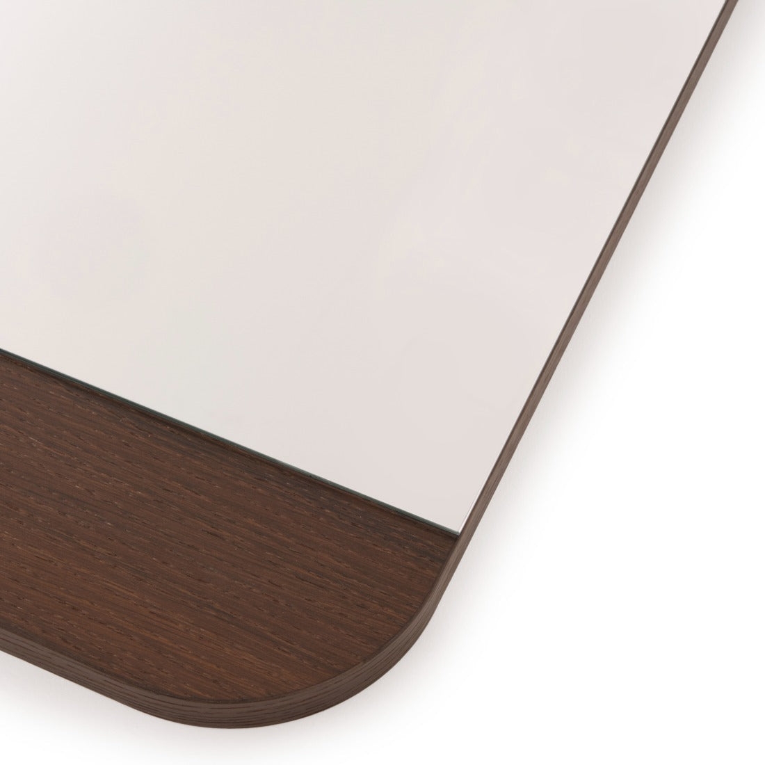 Wadena Wall Mirror Dark Brown