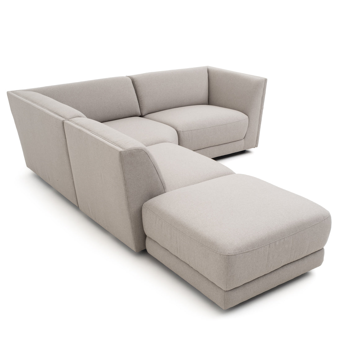 Nathan Fabric Modular Set Light Grey