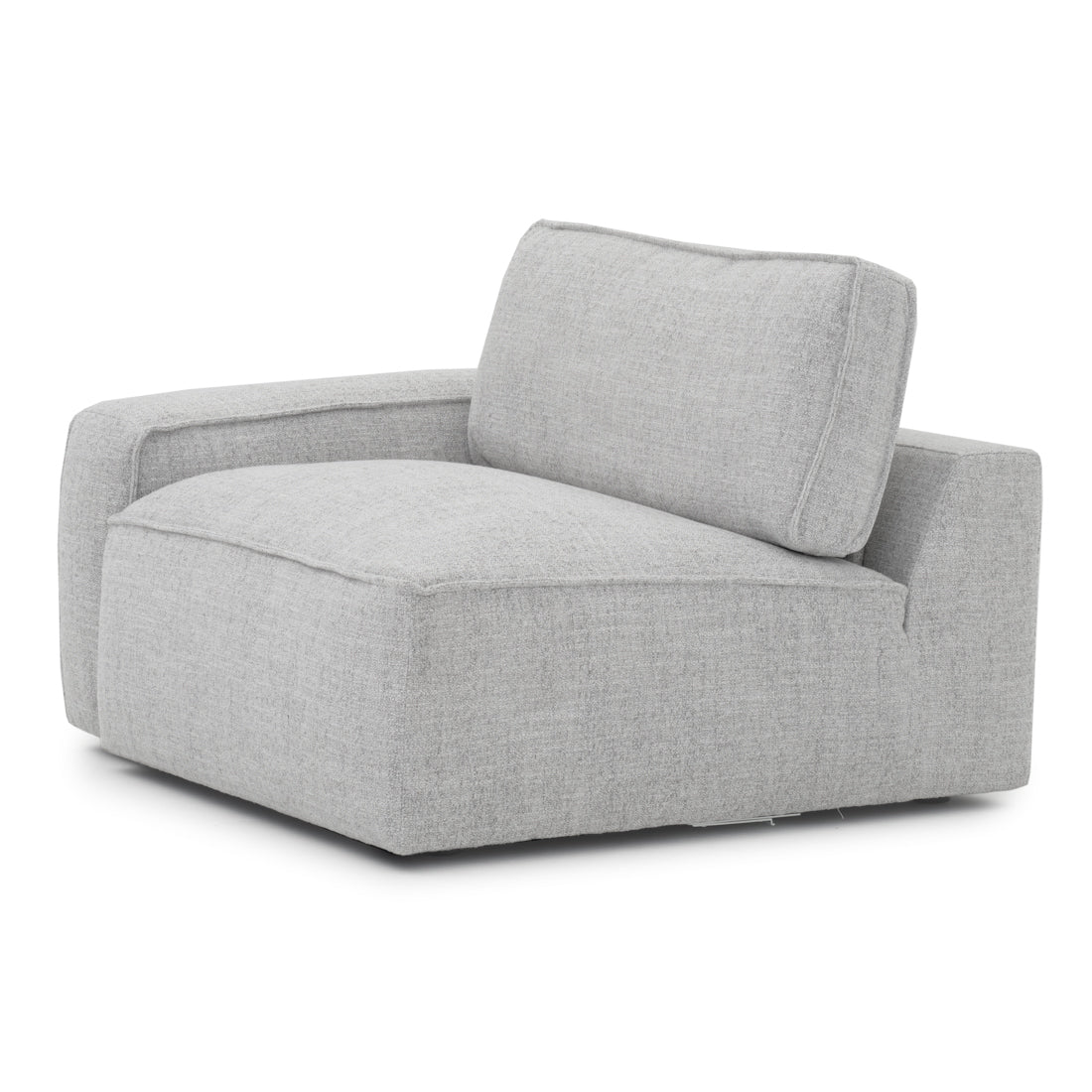 Nash Modular Left Chair Light Grey