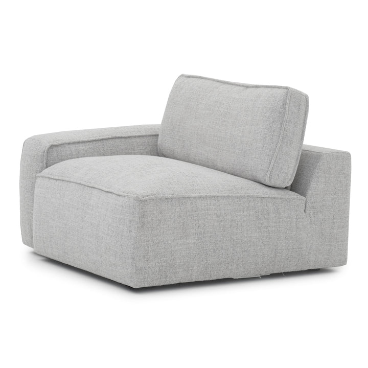 Nash Modular Left Chair Light Grey