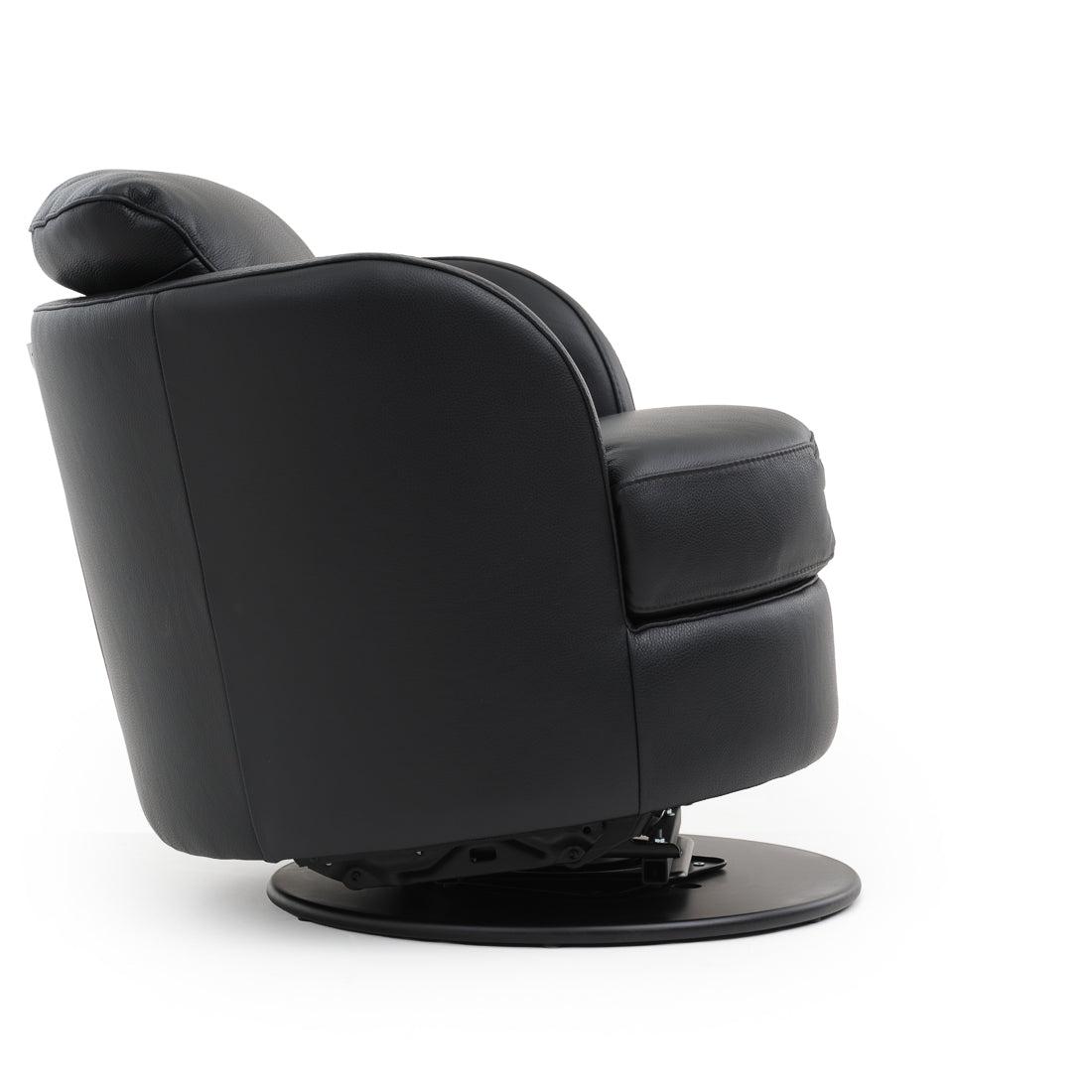 Wedia Swivel Accent Chair Black