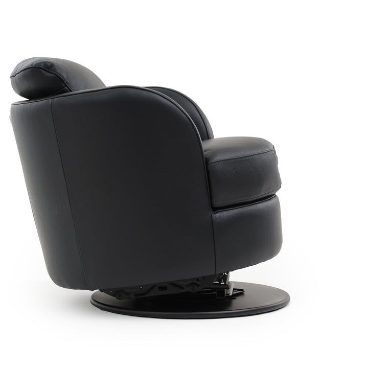 Wedia Swivel Accent Chair Black