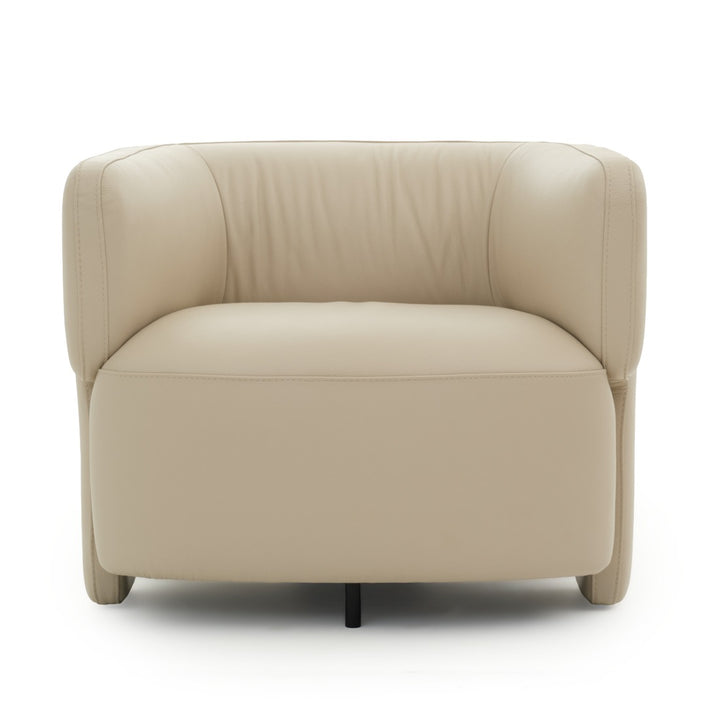 Waldette Leather Accent Chair Beige