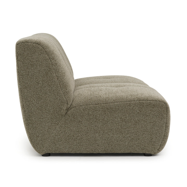 Nalinda Fabric Modular Loveseat Light Green