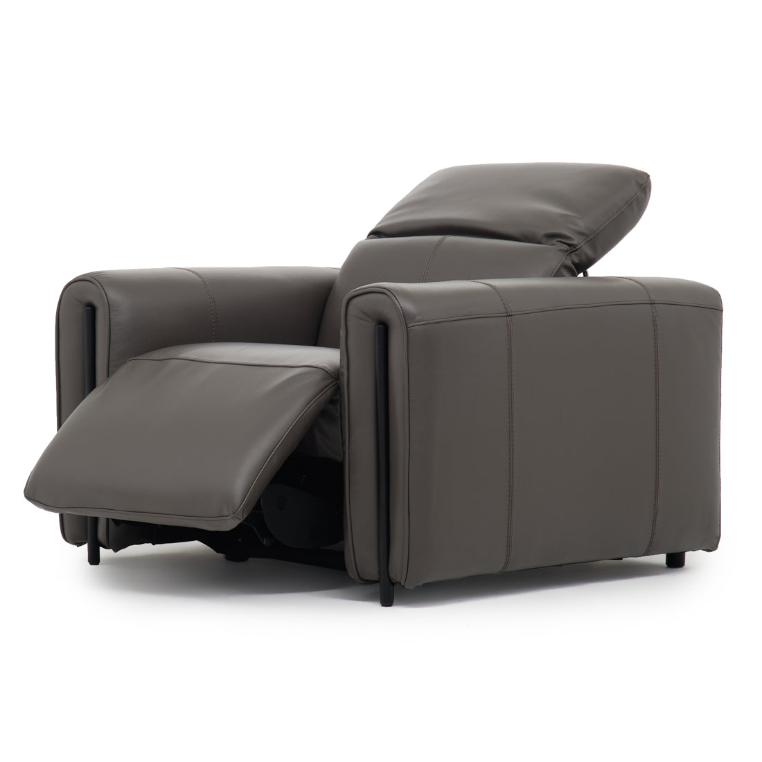 Wilnoir Reclining Accent Chair Dark Grey