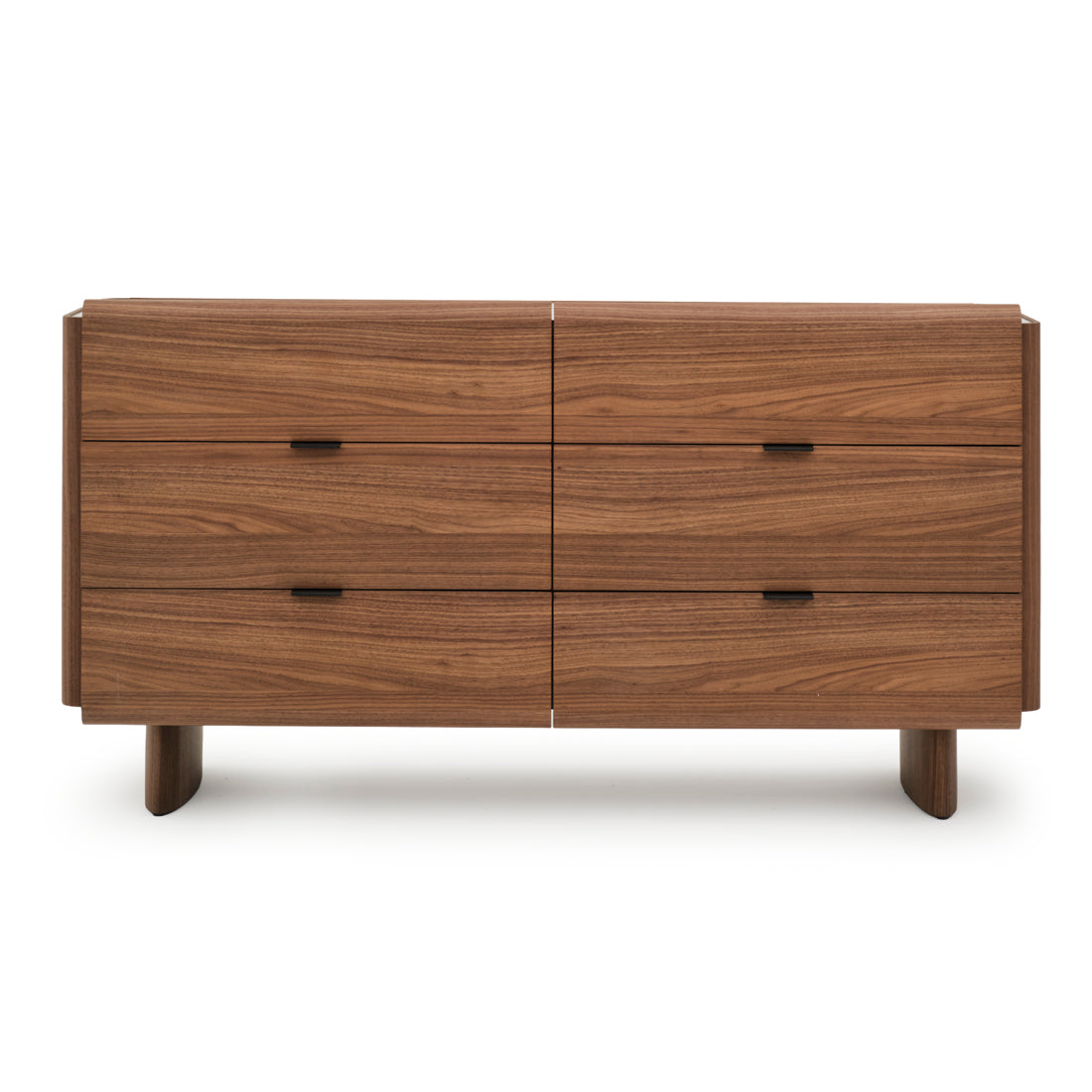 Evana 6-Drawer Dresser Dark Brown