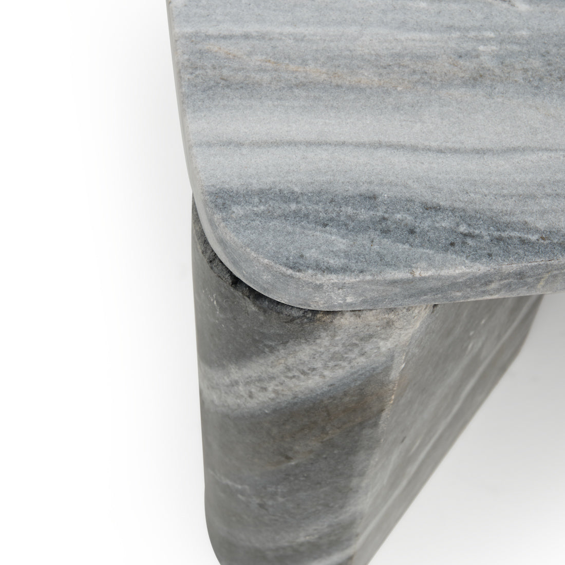 Wamin Marble Coffee Table Light Grey