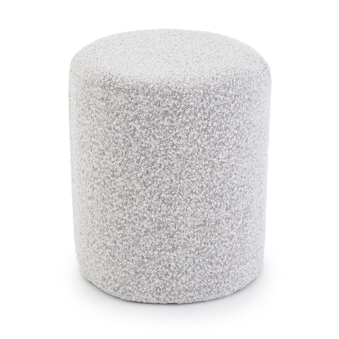 Emondi Fabric Ottoman Light Grey