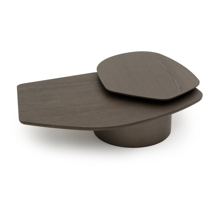 Eirian Wood Coffee Table Dark Grey