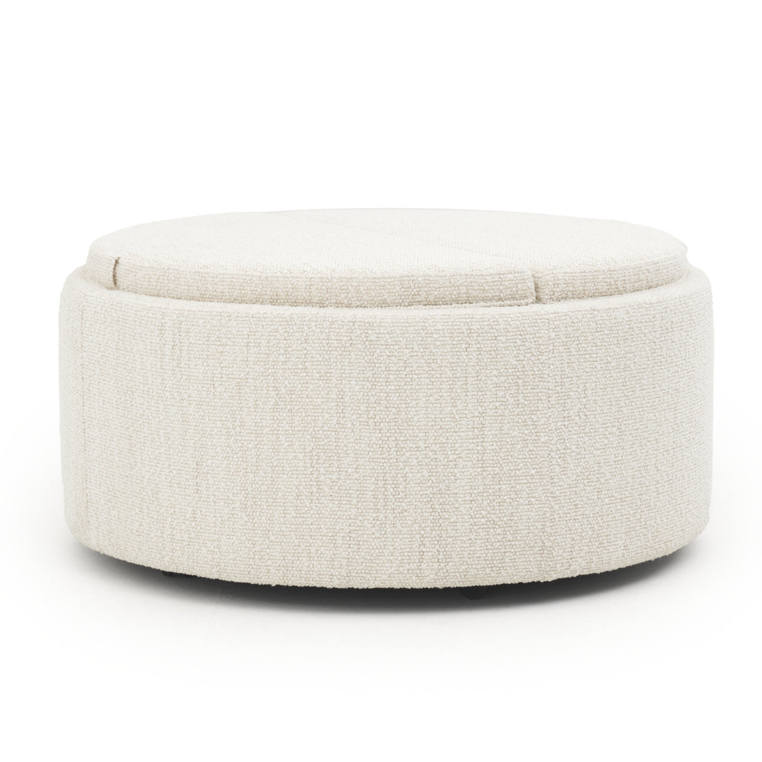 Eller Ottoman with Storage Off White