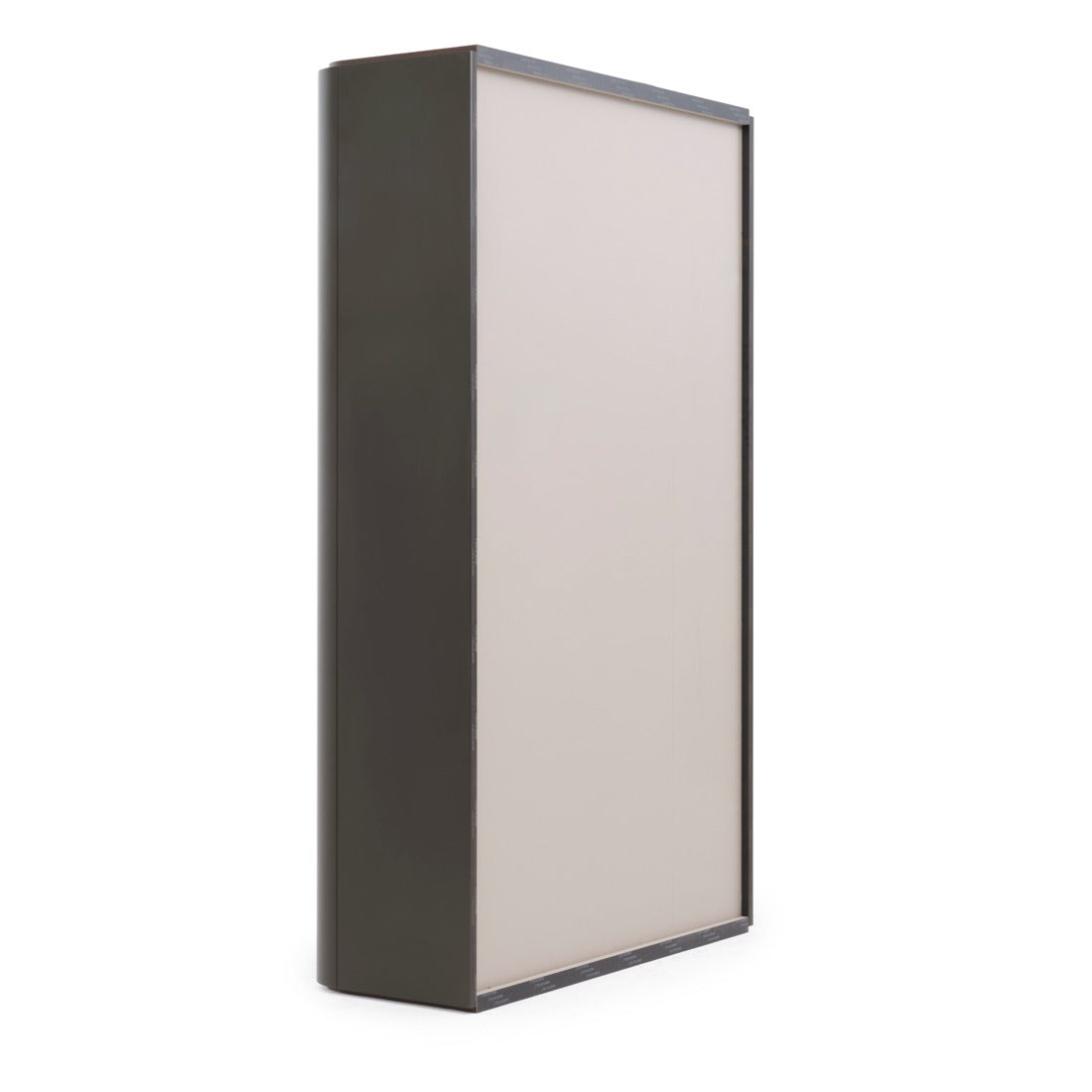 Wadena Glass Curio Dark Brown