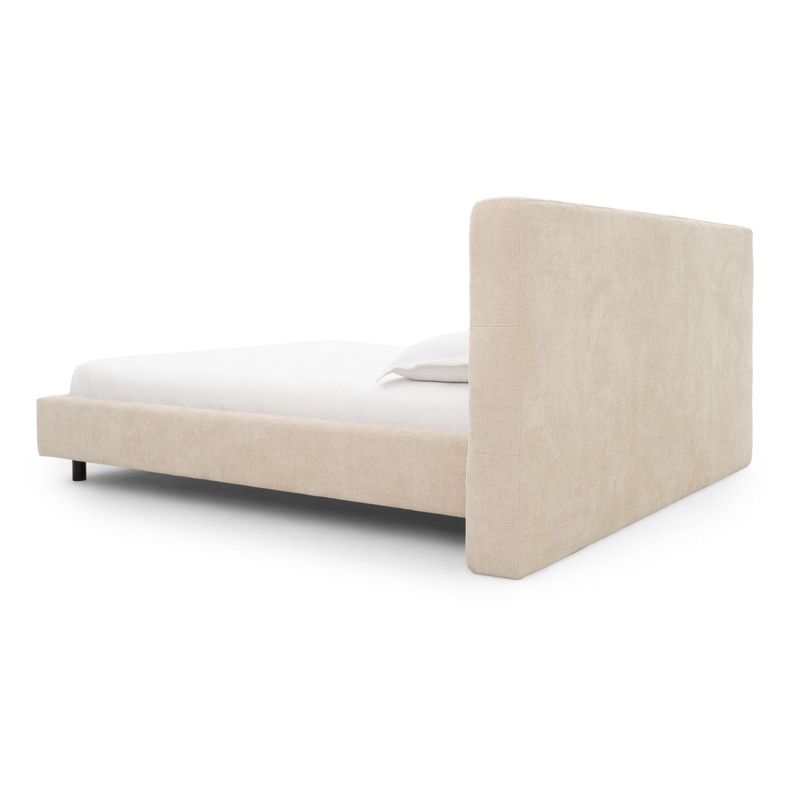 Esmarie Fabric Queen Bed Beige