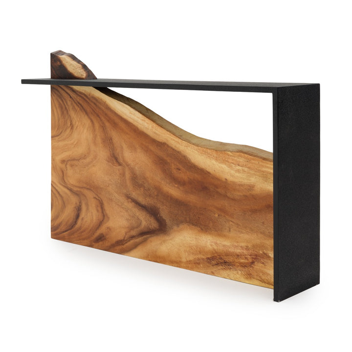 Niranda Wood Console Table Light Brown