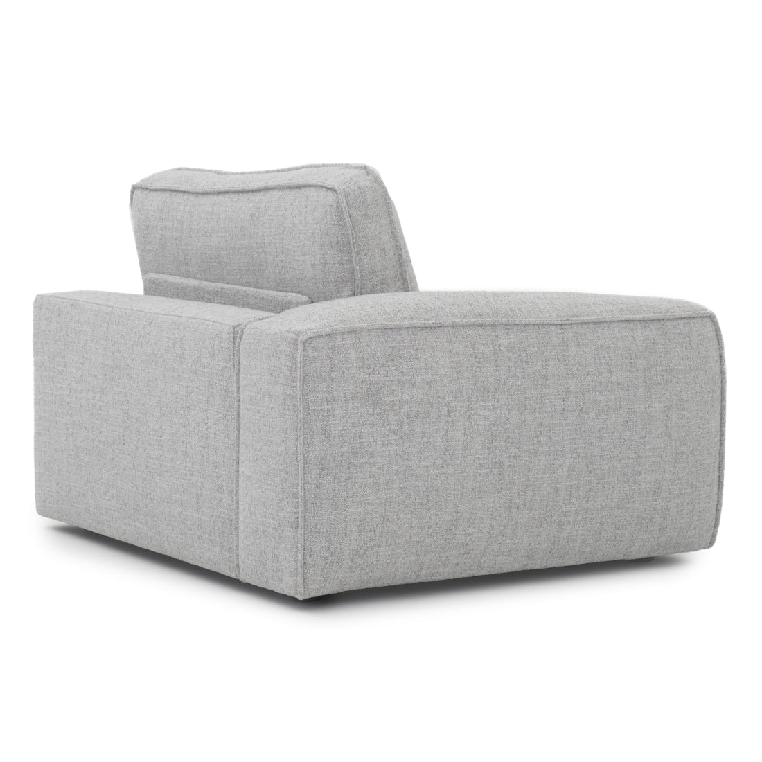 Nash Modular Left Chair Light Grey