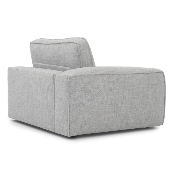 Nash Modular Left Chair Light Grey