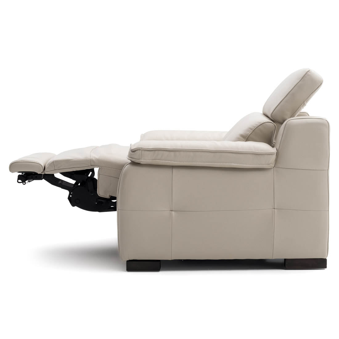 Nova Reclining Accent Chair Light Grey