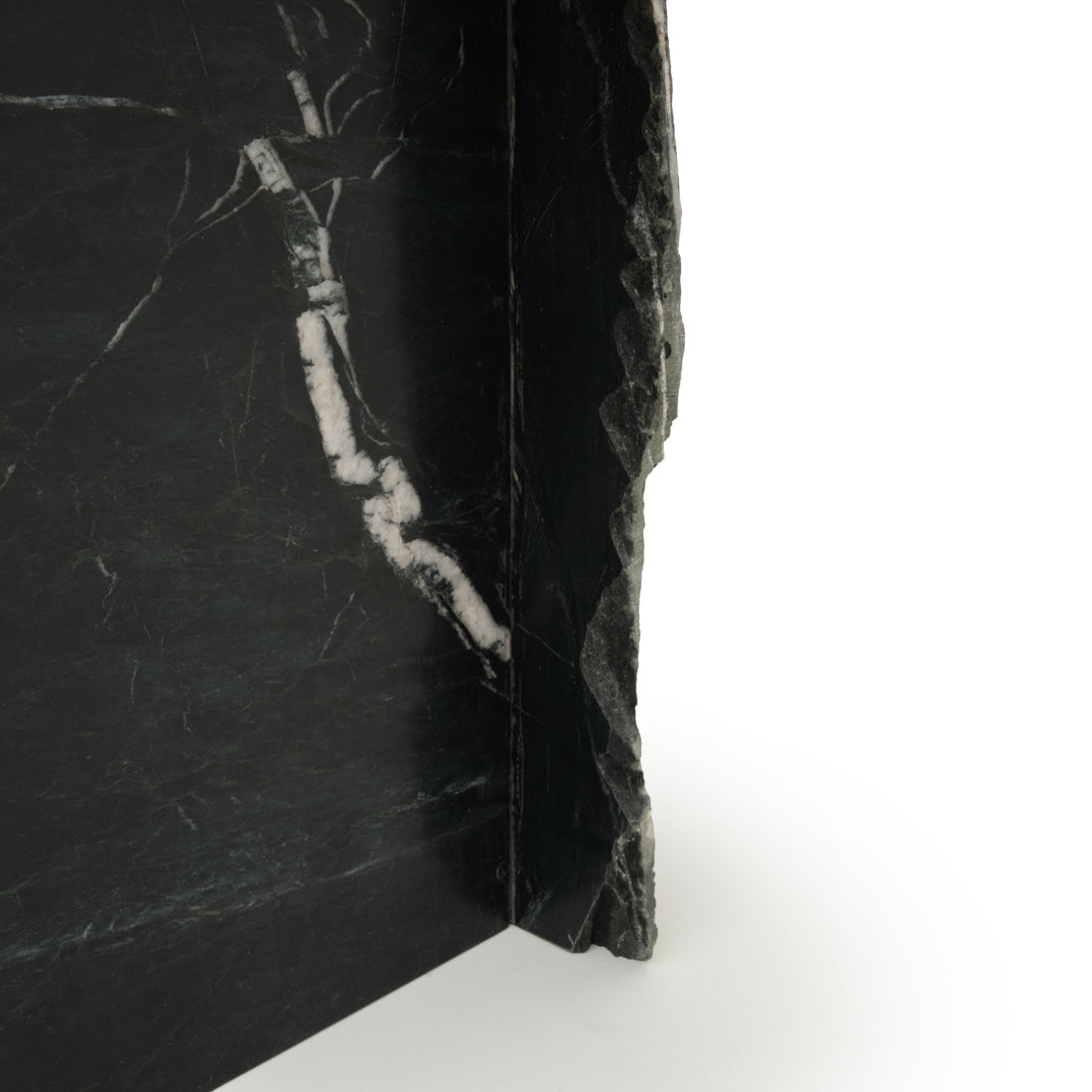 Eshma Marble Accent Table Black