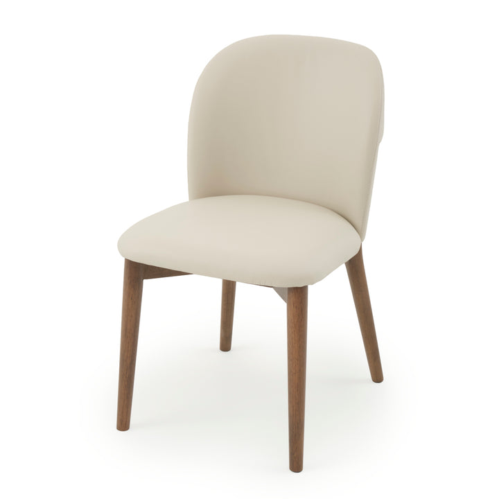 Eliora Leather Chair Beige