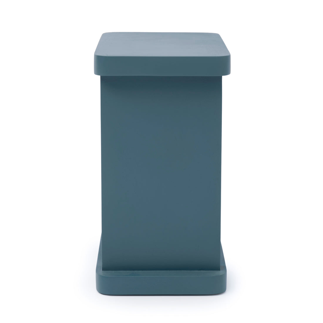 Siya Wood Accent Table Light Blue