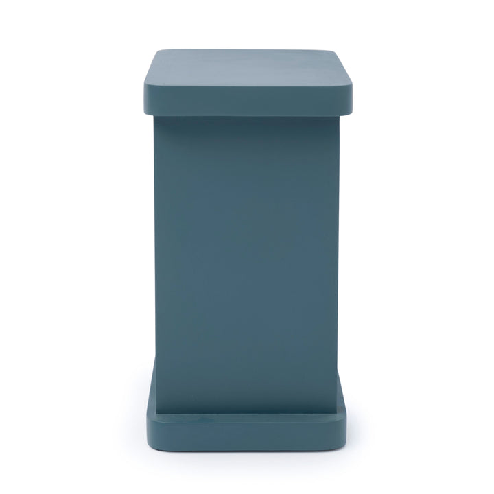 Siya Wood Accent Table Light Blue