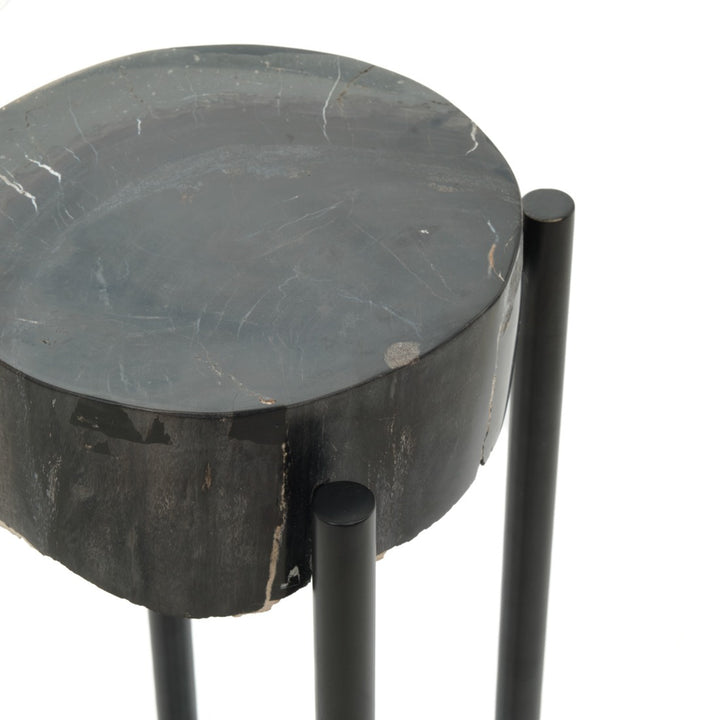 Walford Wood End Table Black