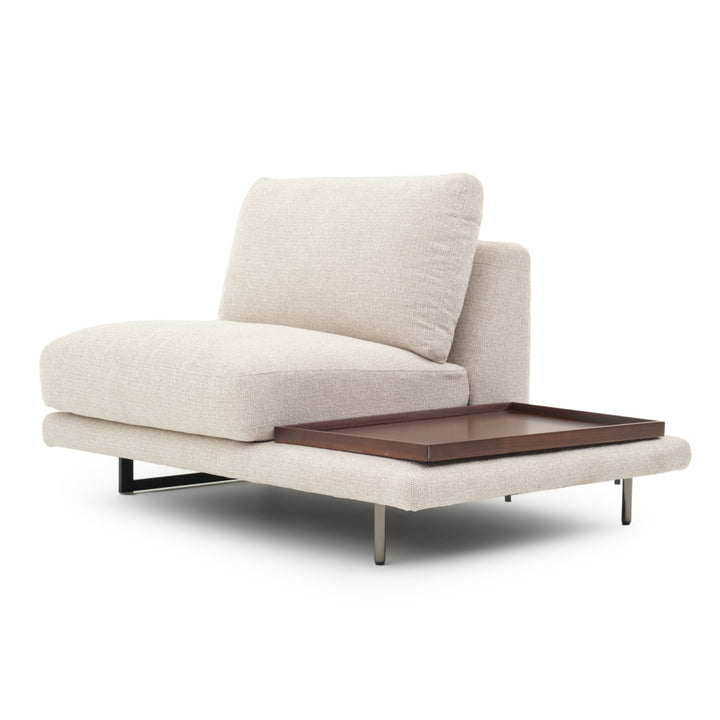 Elizabeth Modular Chair W. Table Right Beige