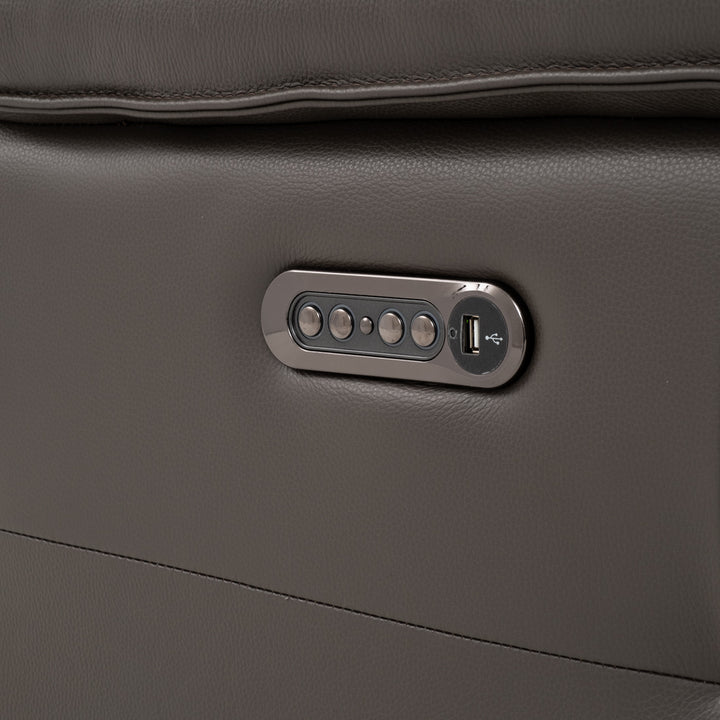 Nova Reclining Accent Chair Dark Grey