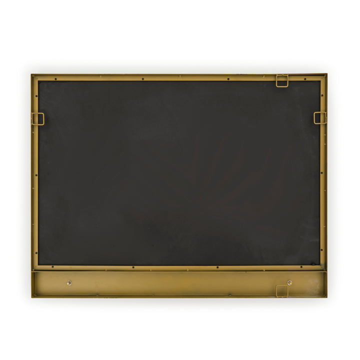 Wanover Wall Mirror Dark Brown