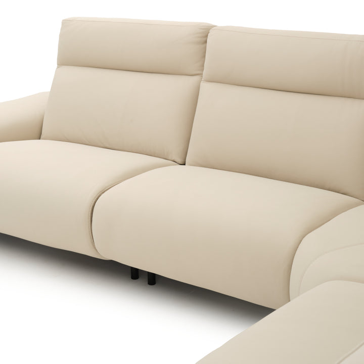 Ellery Reclining Sectional Sofa Beige