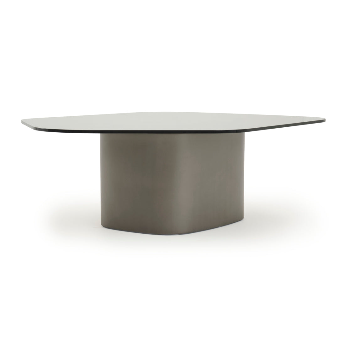 Whitford Glass Coffee Table Dark Grey