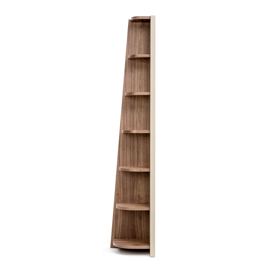 Neghan Wood Bookcase Dark Brown