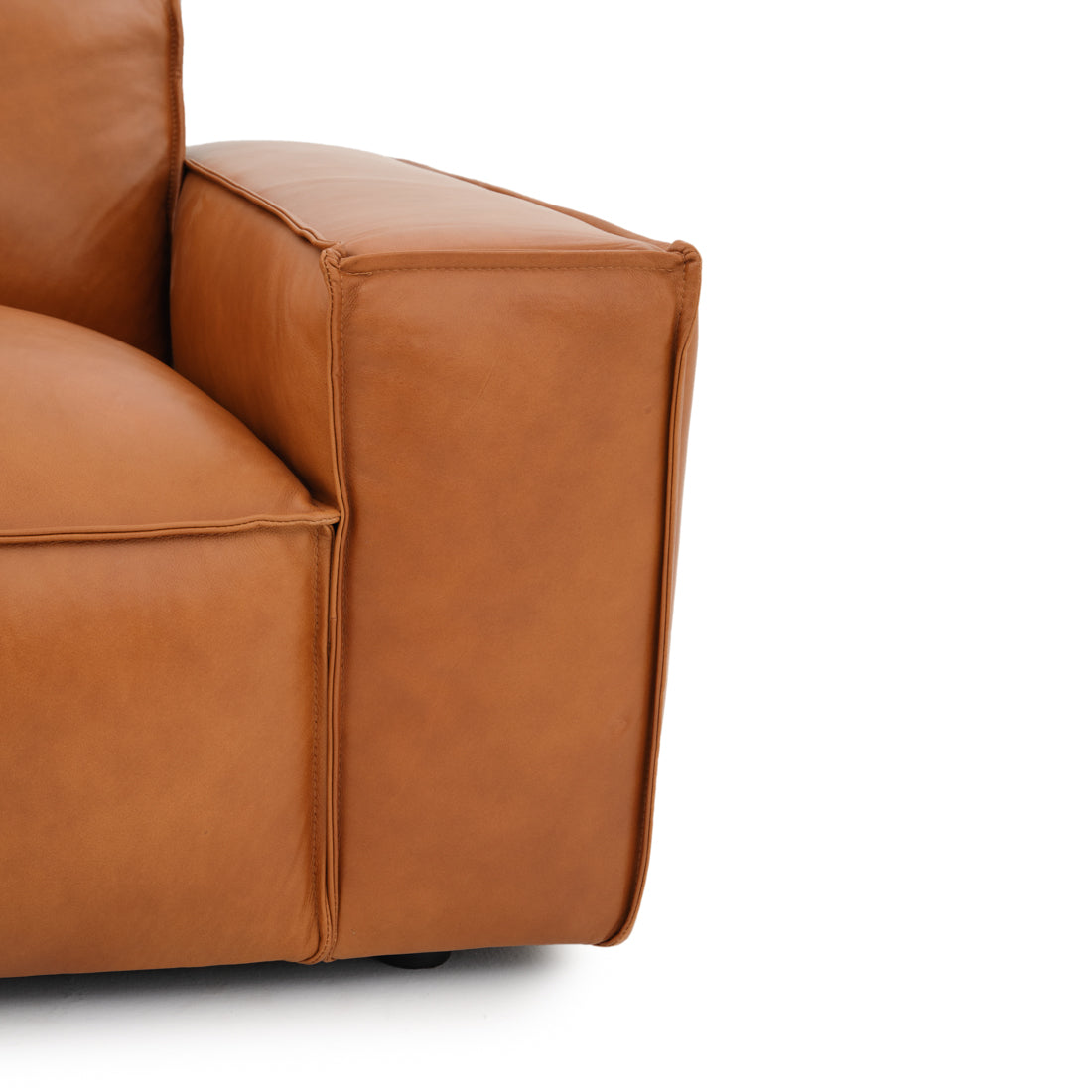 Nook Modular Right Chair Cognac