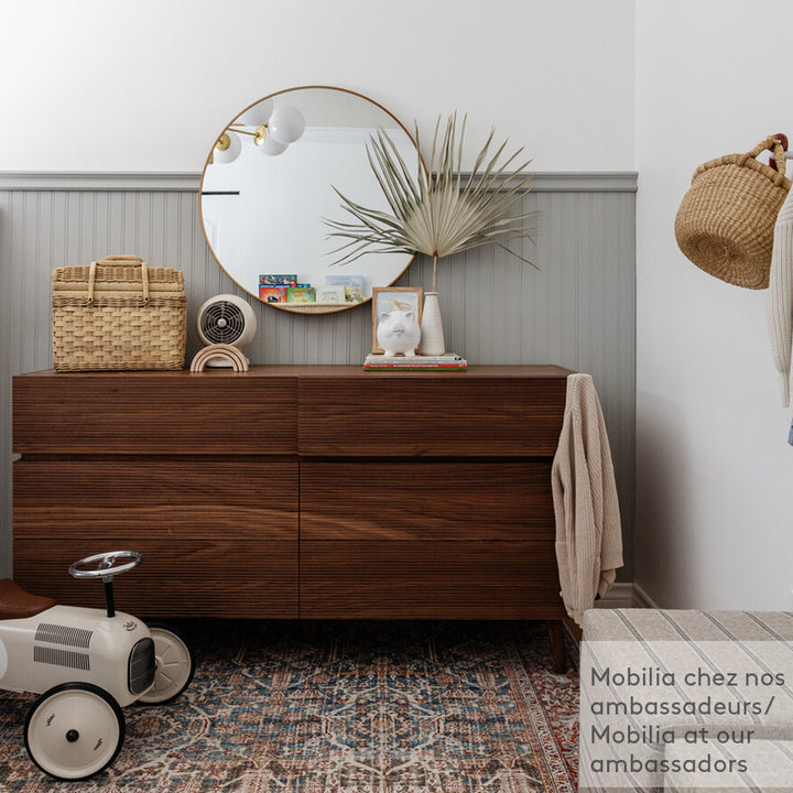 Eckhart 6-Drawer Dresser Dark Brown