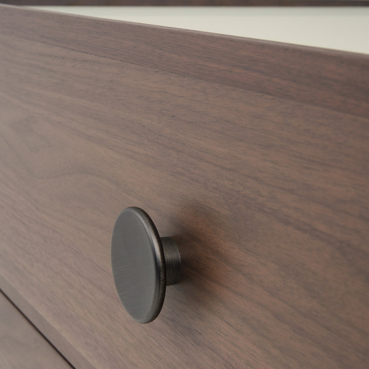 Nathaniel 5-Drawer Chest Dark Brown