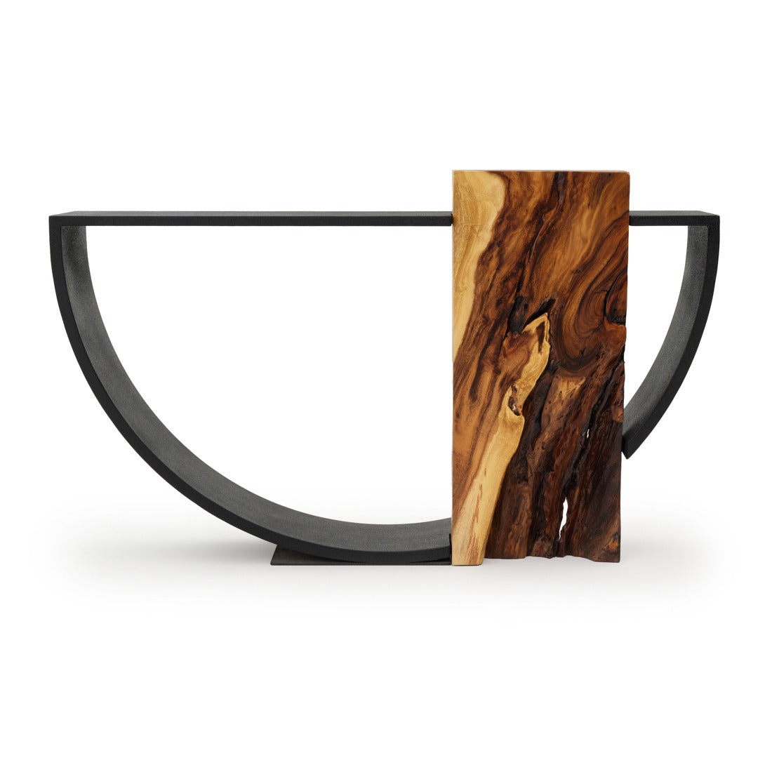 Nalca Wood Console Table Black