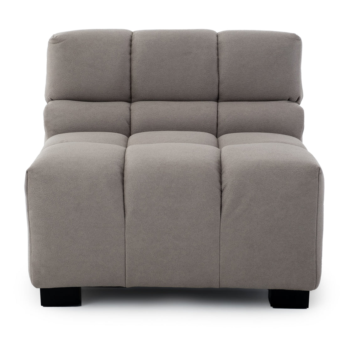 Norika Modular Armless Chair Light Grey