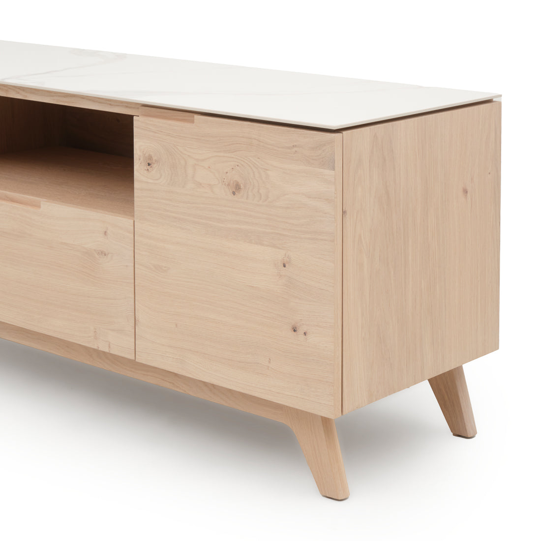 Elaina TV and Entertainment Unit Light Brown