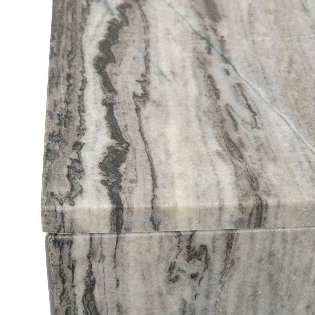 Waseem Marble Console Table Dark Grey