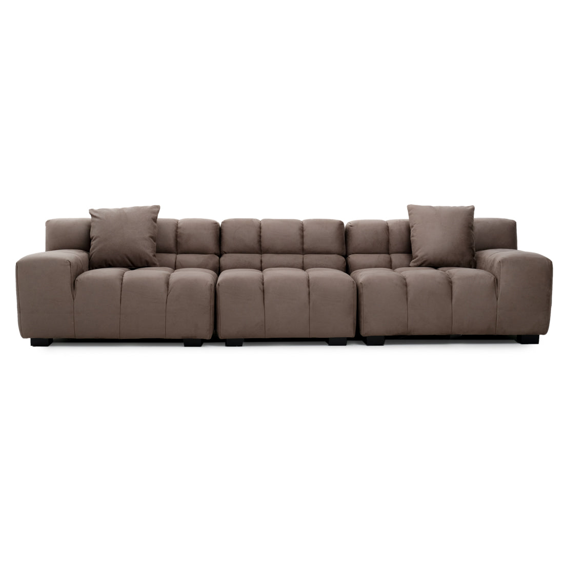 Norika Fabric Modular Sofa Dark Grey