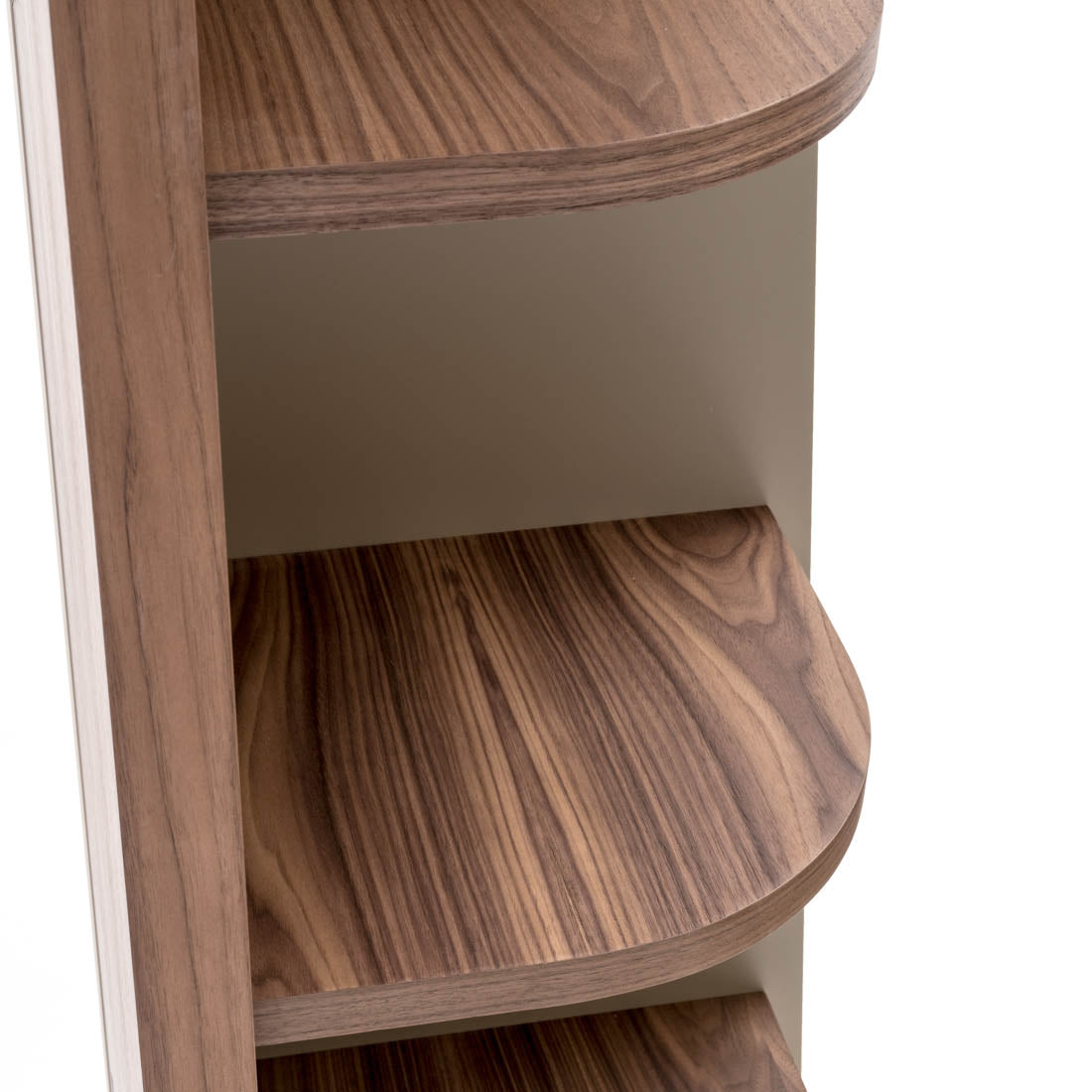 Neghan Wood Bookcase Dark Brown