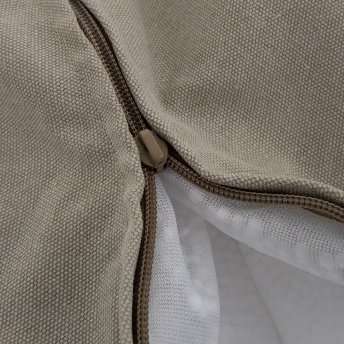 Eloka Bean Bag with Ottoman Beige