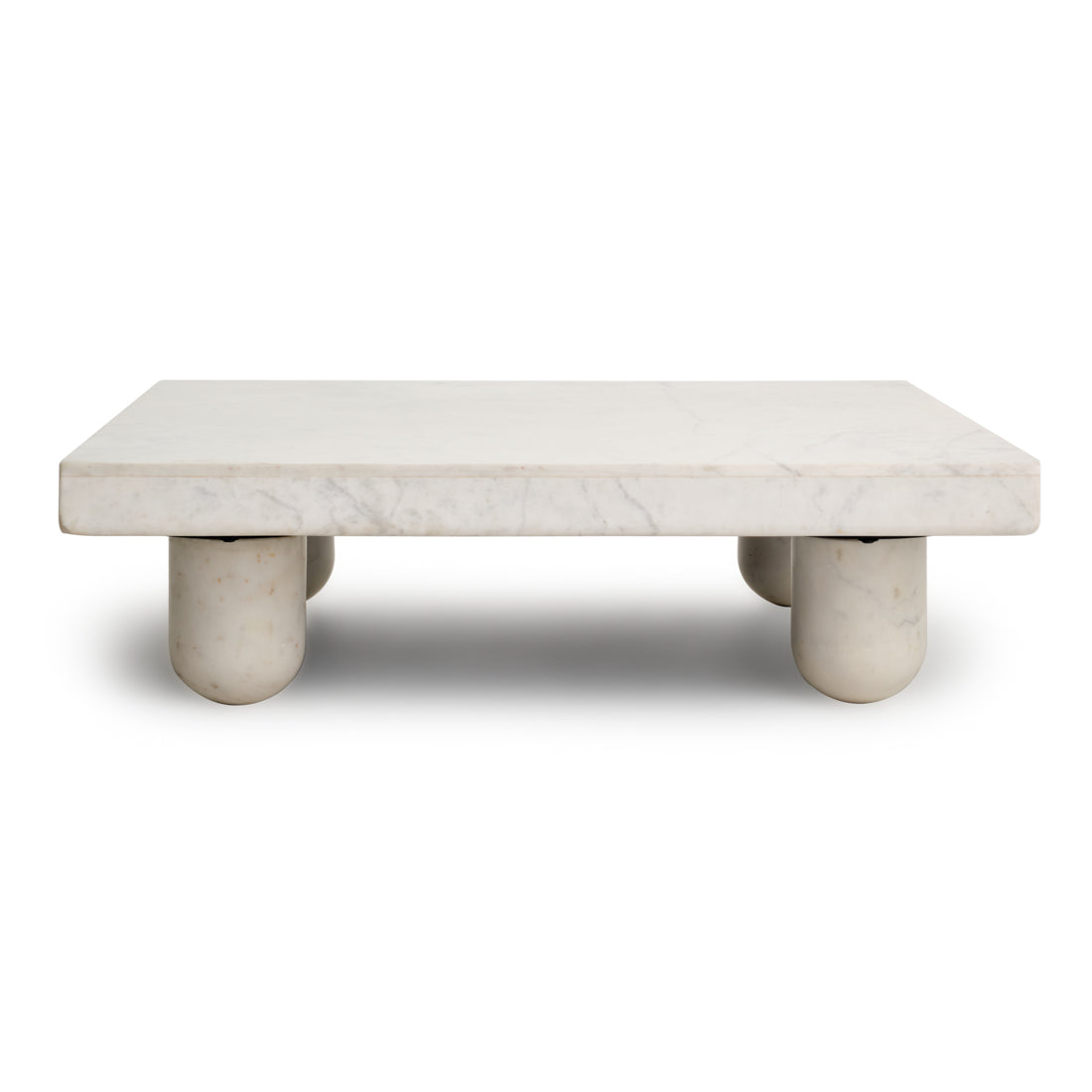 Skylar Marble Coffee Table White