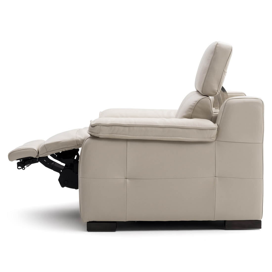 Nova Reclining Accent Chair Light Grey