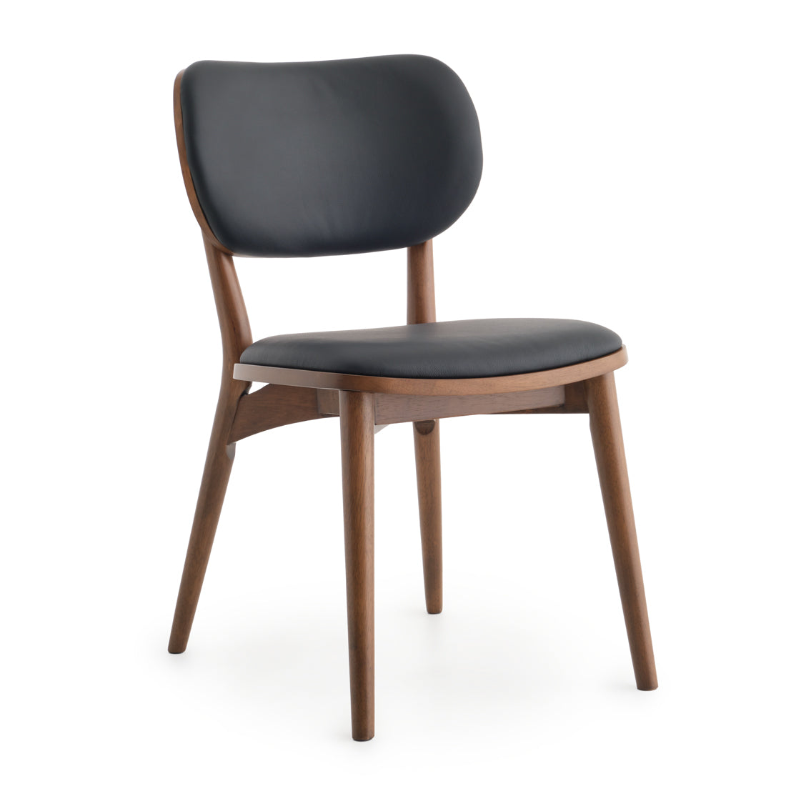Elinor Leather Chair Dark Brown