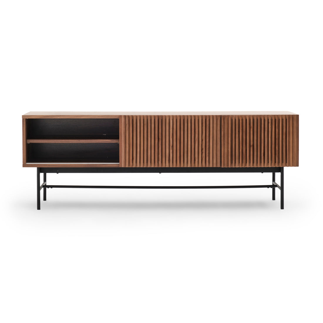 Easton TV and Entertainment Unit Dark Brown