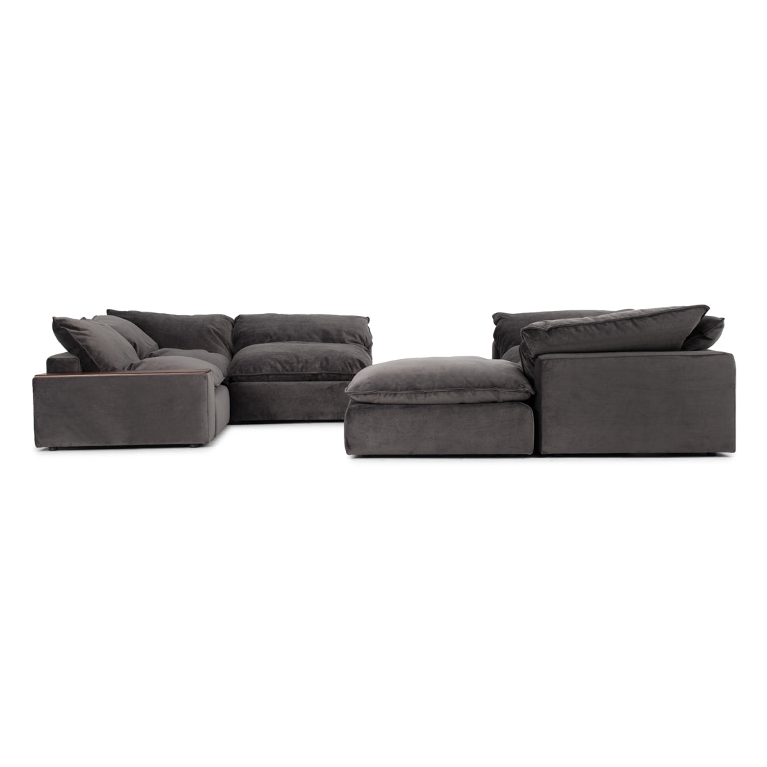 Nuage Fabric Modular Set Dark Grey