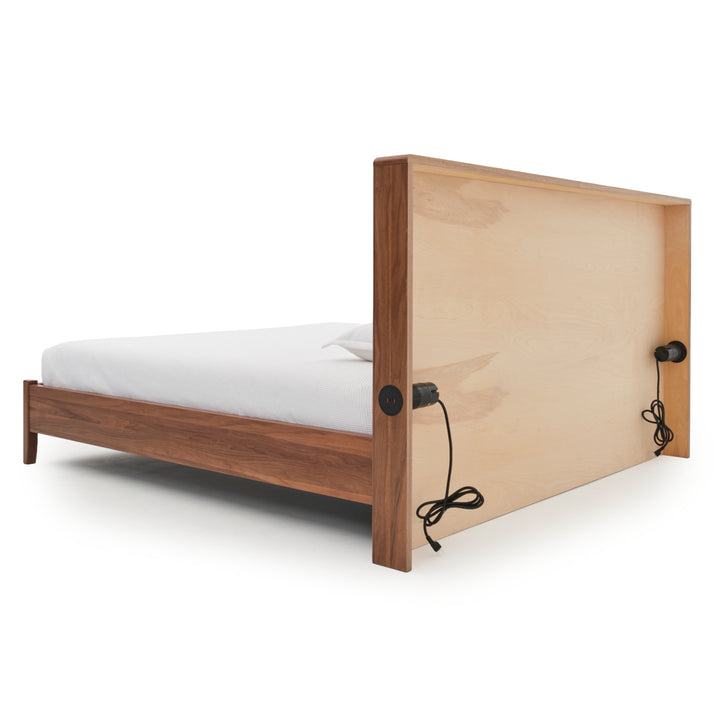 Edriana King Bed Dark Brown